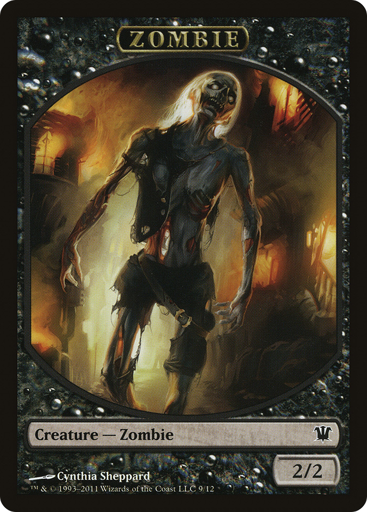 Image of Zombie Token (9/12) [Innistrad Tokens]