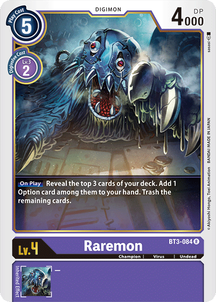 Image of Raremon [BT3-084] [Release Special Booster Ver.1.0]