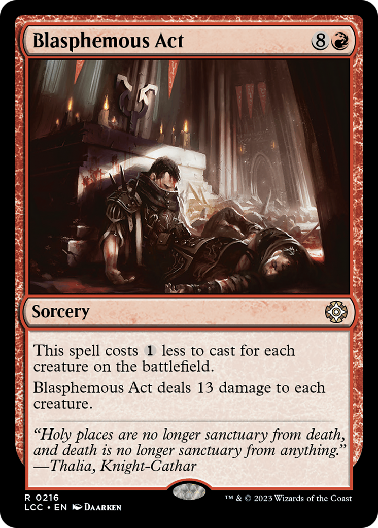 Image of Blasphemous Act [The Lost Caverns of Ixalan Commander]