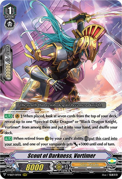Image of Scout of Darkness, Vortimer (V-SS07/017EN) [Clan Selection Plus Vol.1]