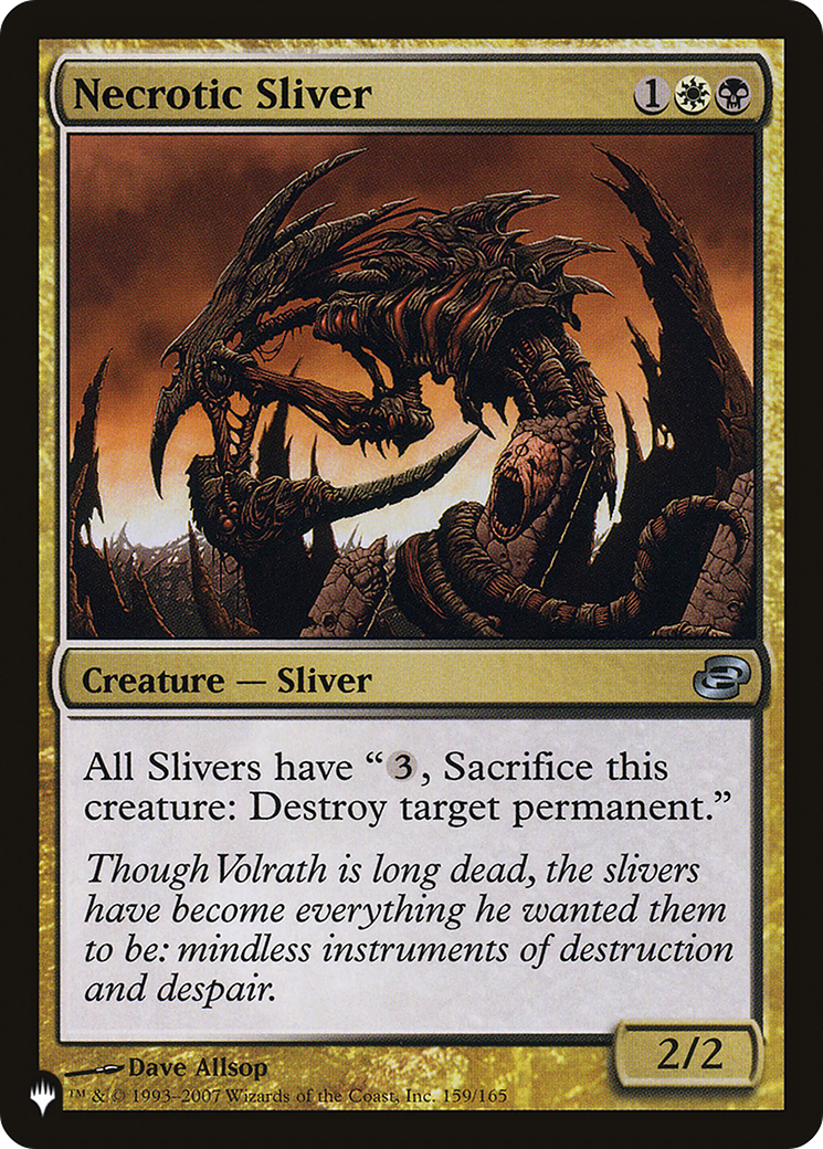 Image of Necrotic Sliver [The List]