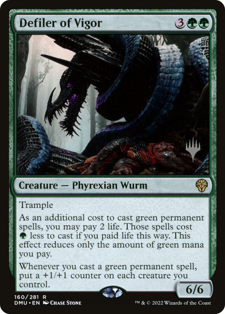 Image of Defiler of Vigor (Promo Pack) [Dominaria United Promos]
