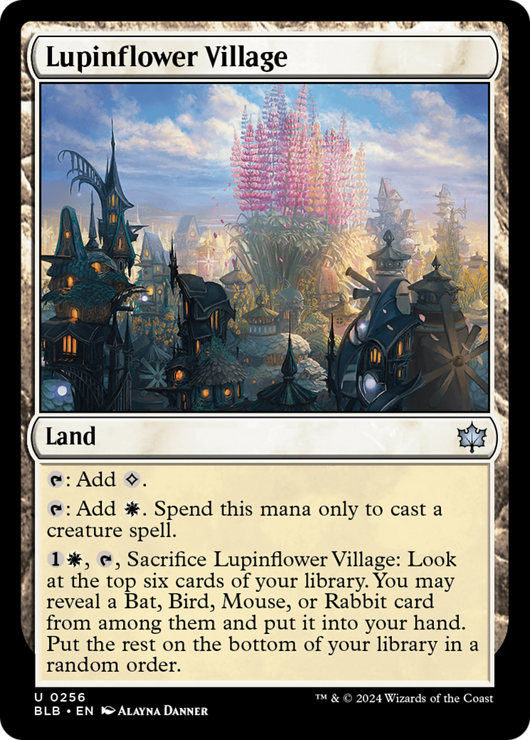 Image of Lupinflower Village [Bloomburrow]