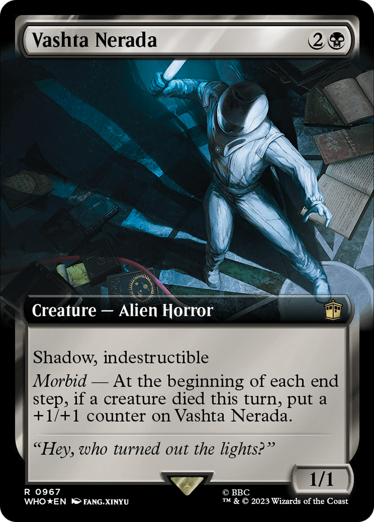 Image of Vashta Nerada (Extended Art) (Surge Foil) [Doctor Who]