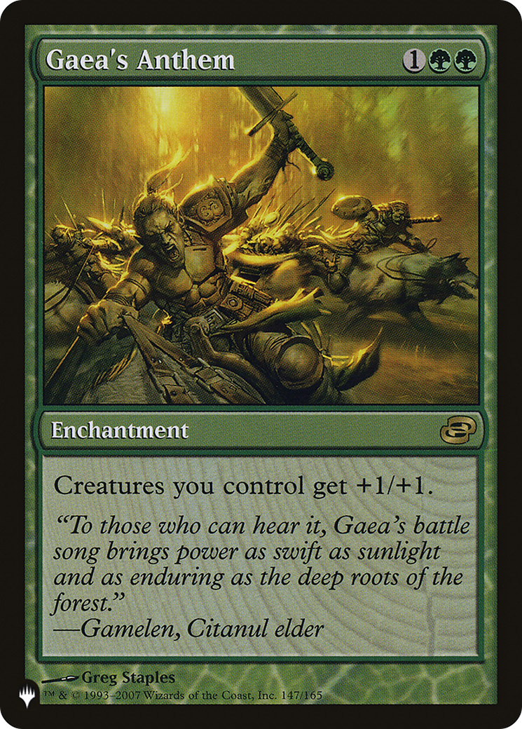 Image of Gaea's Anthem [The List]