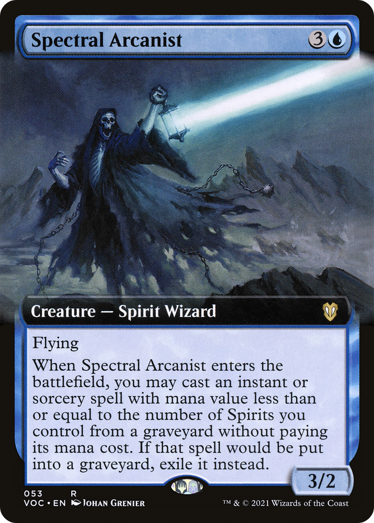 Image of Spectral Arcanist (Extended Art) [Innistrad: Crimson Vow Commander]
