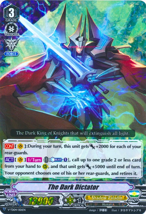 Image of The Dark Dictator (Parallel Foil) (V-TD04/001EN) [Ren Suzugamori]