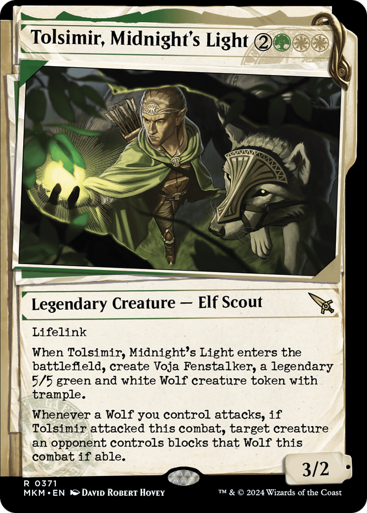 Image of Tolsimir, Midnight's Light (Showcase) [Murders at Karlov Manor]