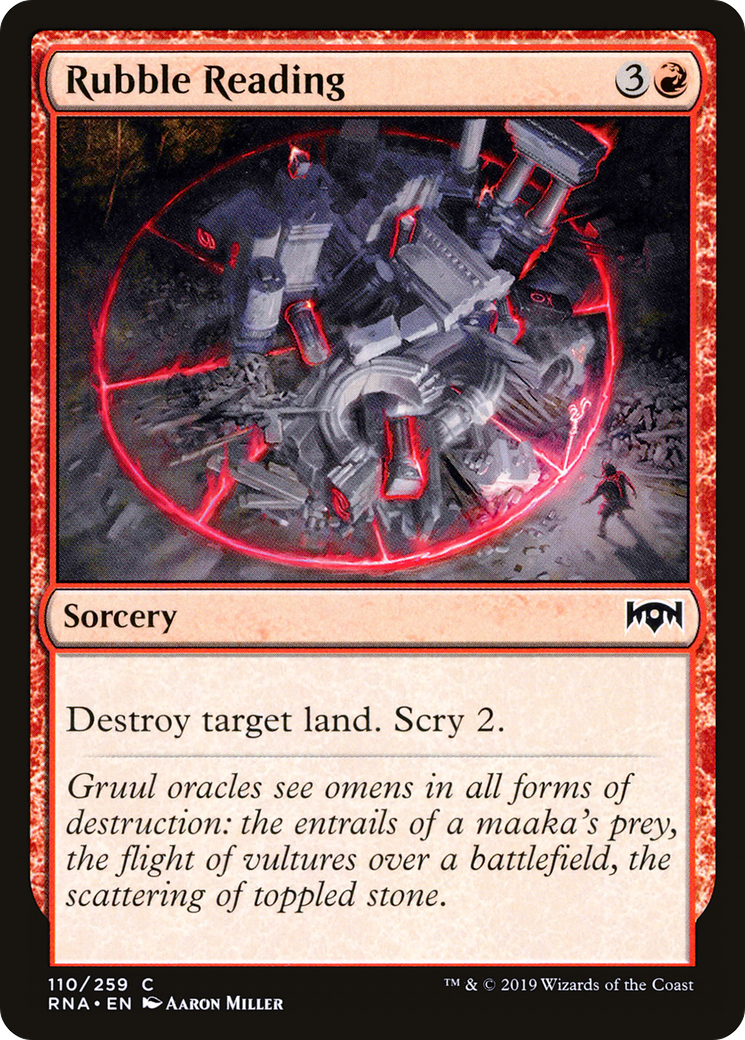 Image of Rubble Reading [Ravnica Allegiance]