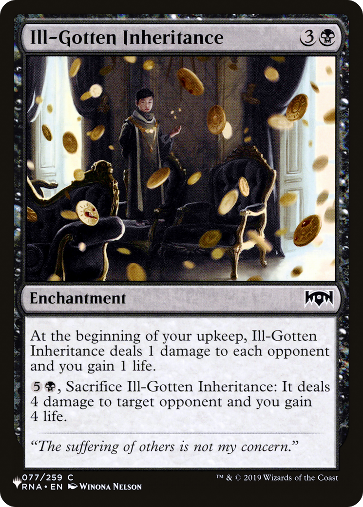 Image of Ill-Gotten Inheritance [The List]