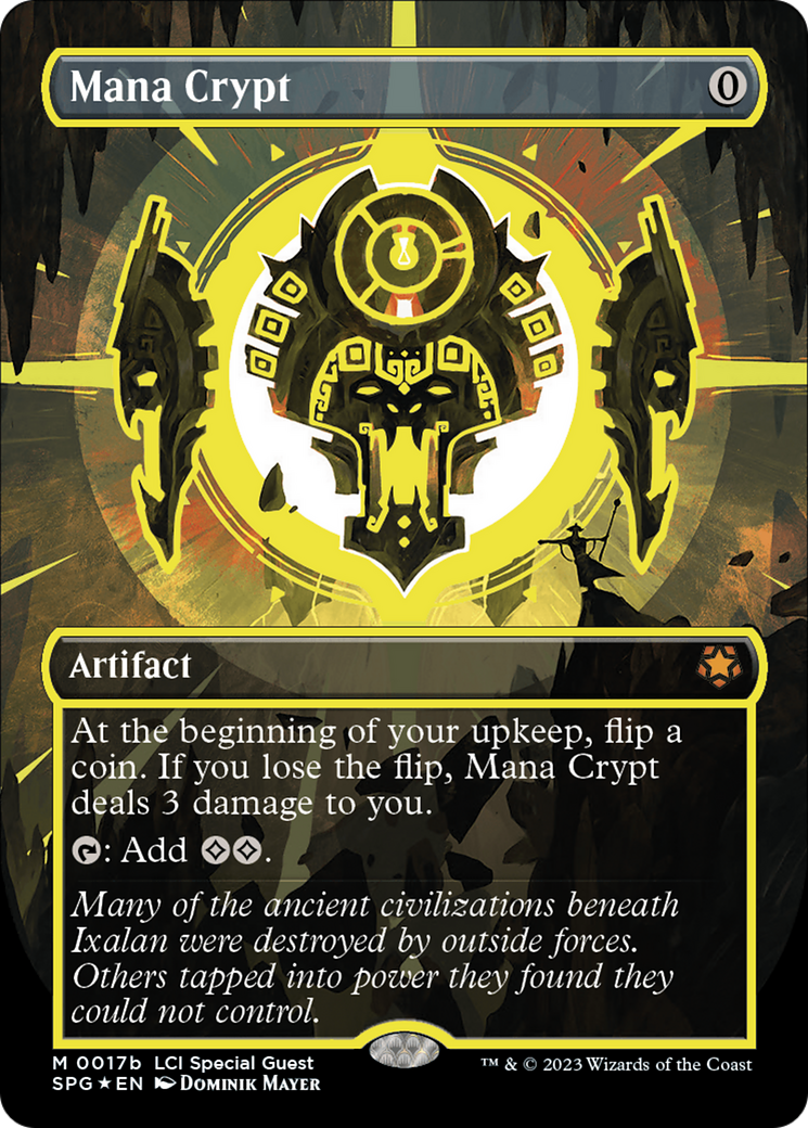 Image of Mana Crypt (0017b) (Borderless) [The Lost Caverns of Ixalan Special Guests]