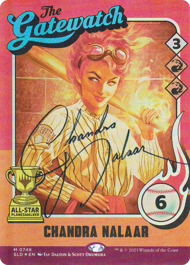Image of Chandra Nalaar (748) (Autographed) [Secret Lair Drop Series]