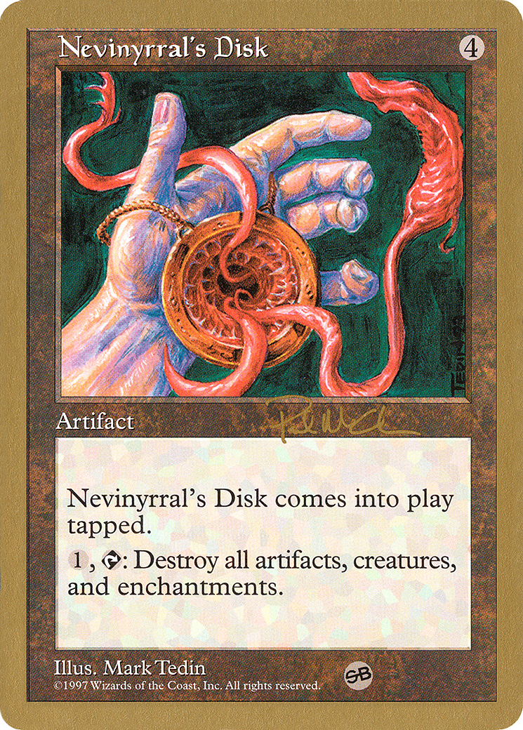 Image of Nevinyrral's Disk (Paul McCabe) (SB) [World Championship Decks 1997]