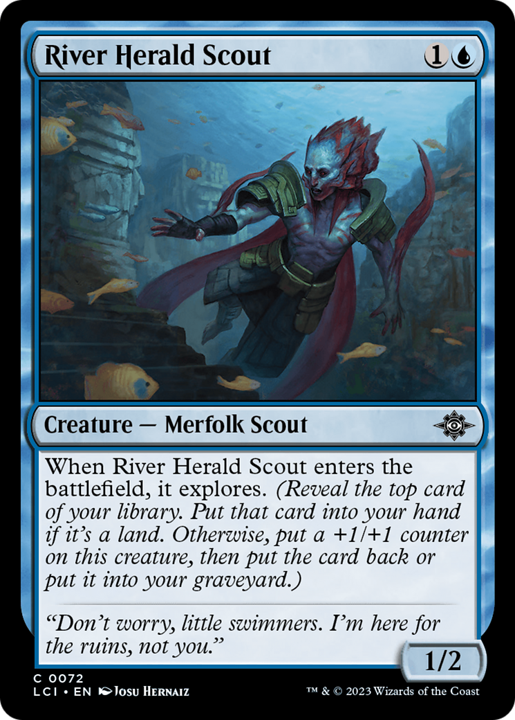 Image of River Herald Scout [The Lost Caverns of Ixalan]