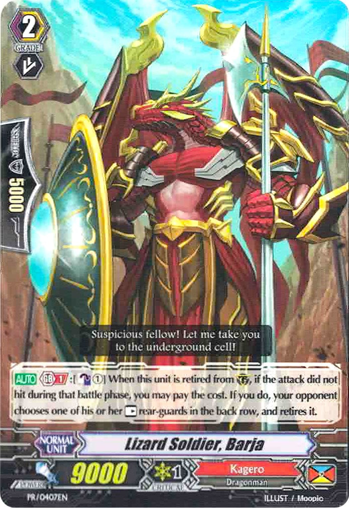 Image of Lizard Soldier, Barja (PR/0407EN) [Promo Cards]
