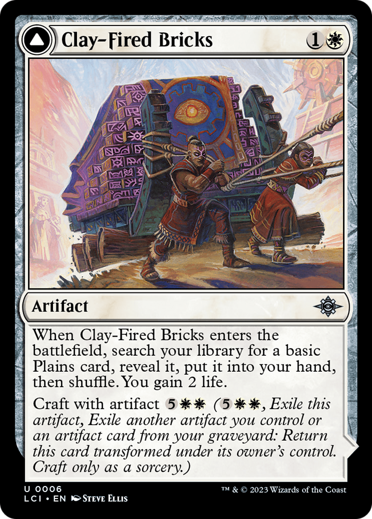 Image of Clay-Fired Bricks // Cosmium Kiln [The Lost Caverns of Ixalan]