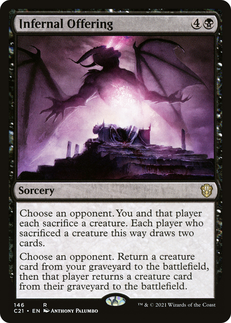 Image of Infernal Offering [Commander 2021]