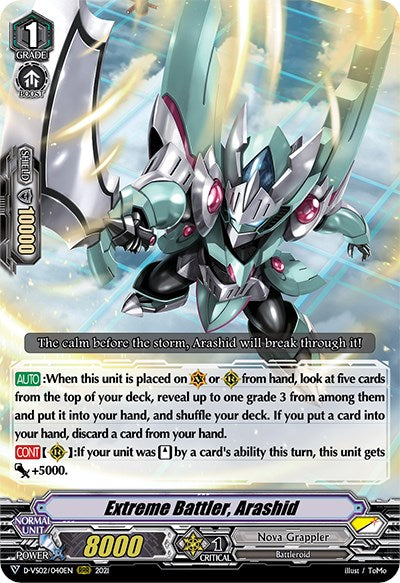 Image of Extreme Battler, Arashid (D-VS02/040EN) [V Clan Collection Vol.2]