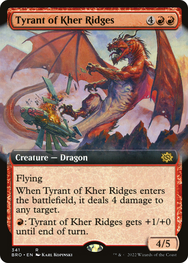 Image of Tyrant of Kher Ridges (Extended Art) [The Brothers' War]