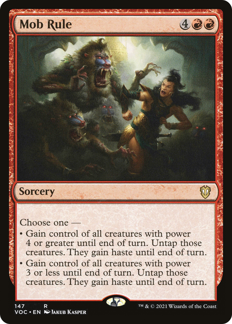 Image of Mob Rule [Innistrad: Crimson Vow Commander]