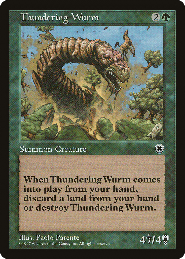 Image of Thundering Wurm [Portal]