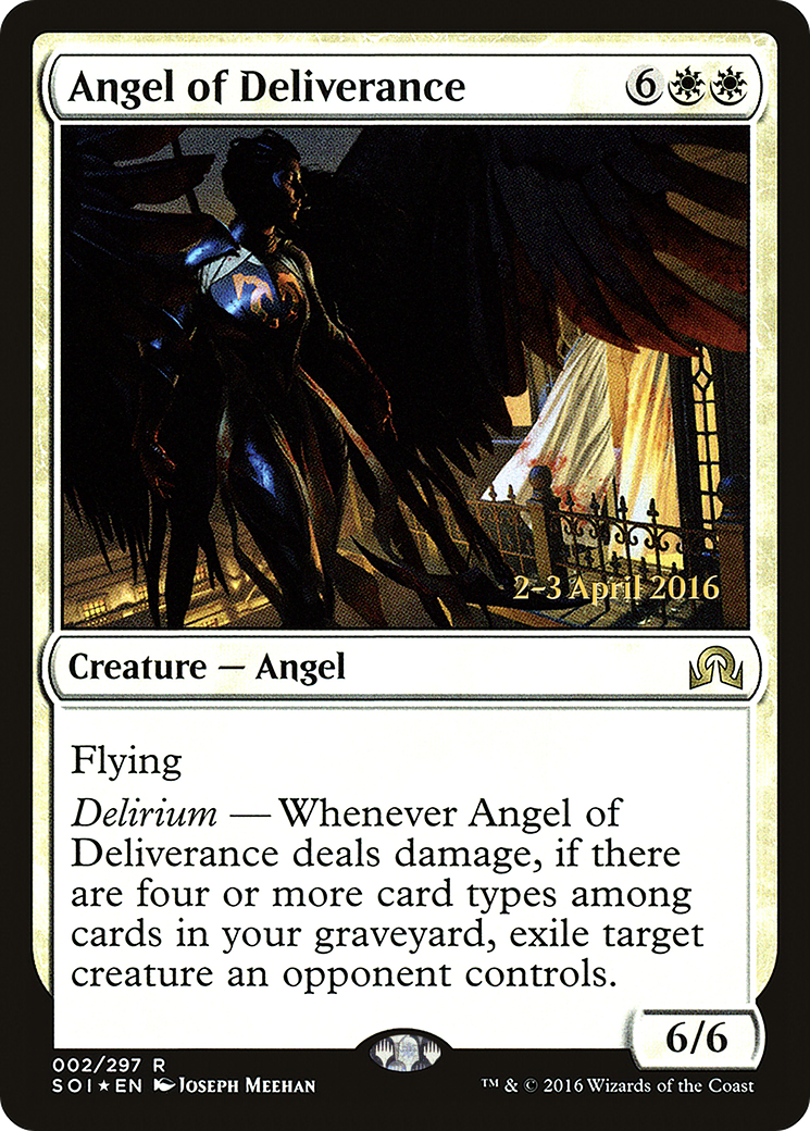Image of Angel of Deliverance [Shadows over Innistrad Prerelease Promos]