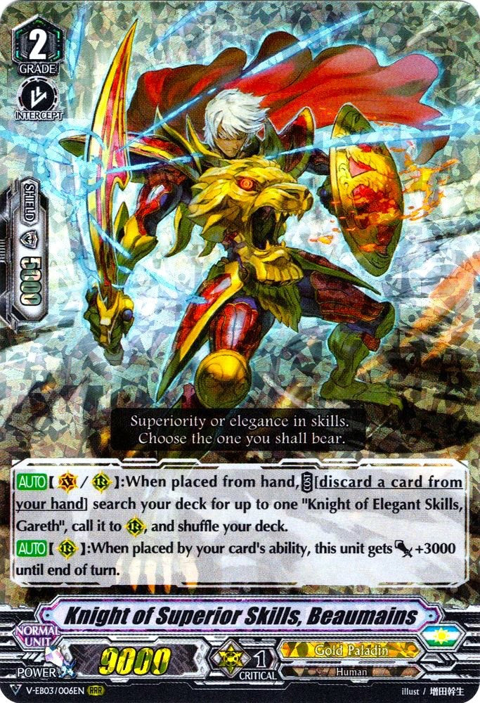 Image of Knight of Superior Skills, Beaumains (V-EB03/006EN) [ULTRARARE MIRACLE COLLECTION]