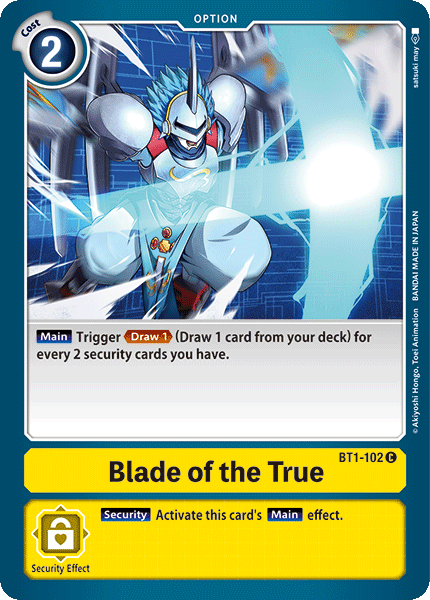 Image of Blade of the True [BT1-102] [Release Special Booster Ver.1.0]