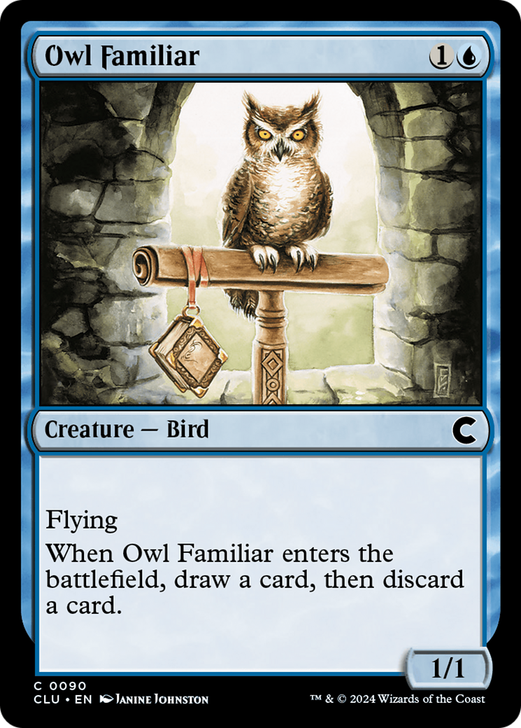 Image of Owl Familiar [Ravnica: Clue Edition]