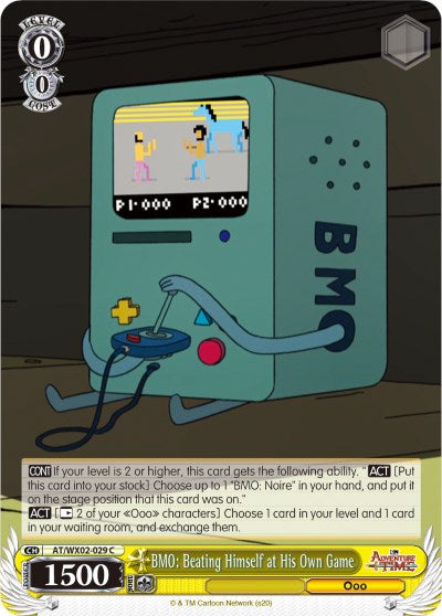 Image of BMO: Beating Himself at His Own Game (AT/WX02-029 C) [Adventure Time]