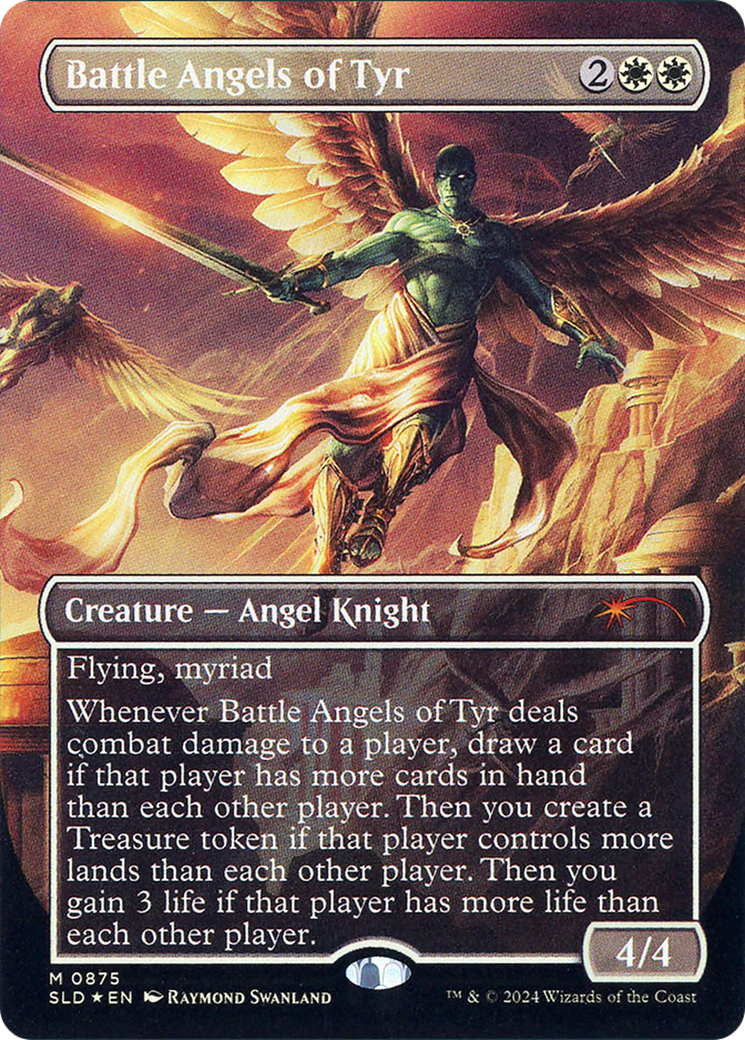Image of Battle Angels of Tyr (Rainbow Foil) [Secret Lair Drop Series]