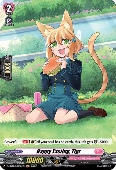 Image of Happy Tasting, Tigr (D-LBT02/H30EN) [Lyrical Monasterio: It's a New School Term!]