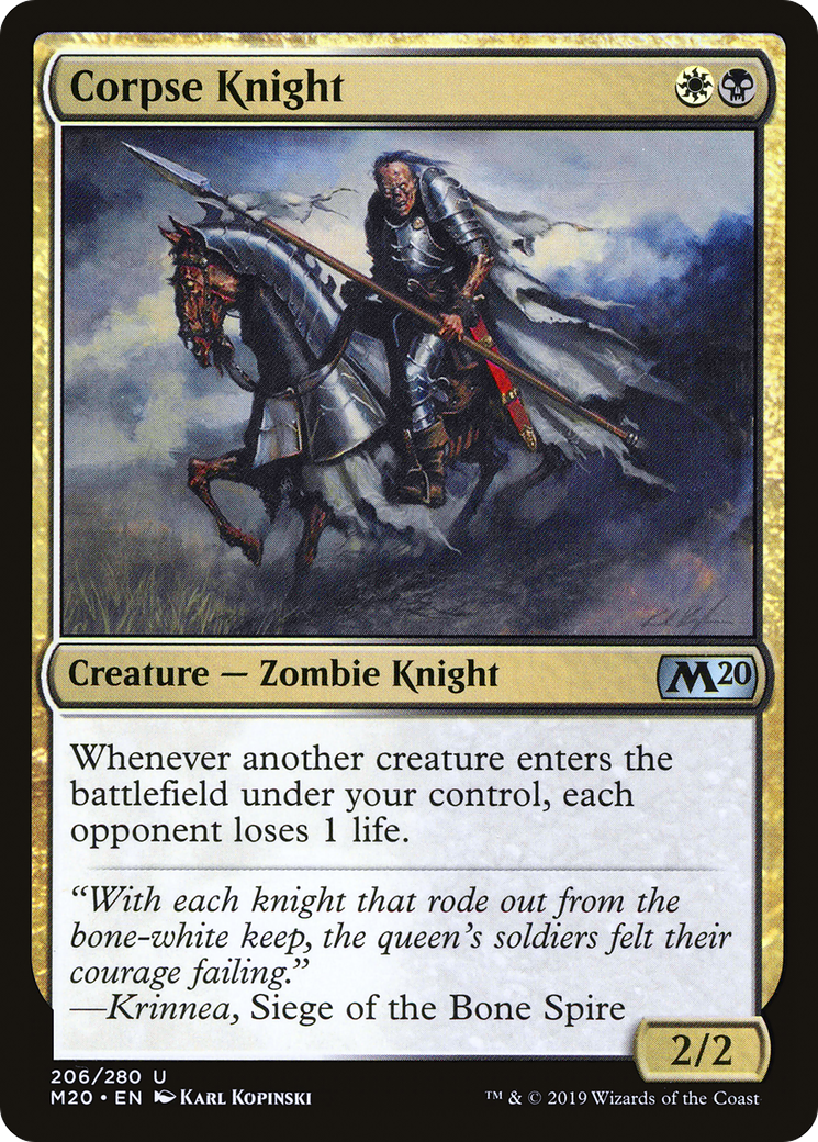 Image of Corpse Knight (2/2) [Core Set 2020]