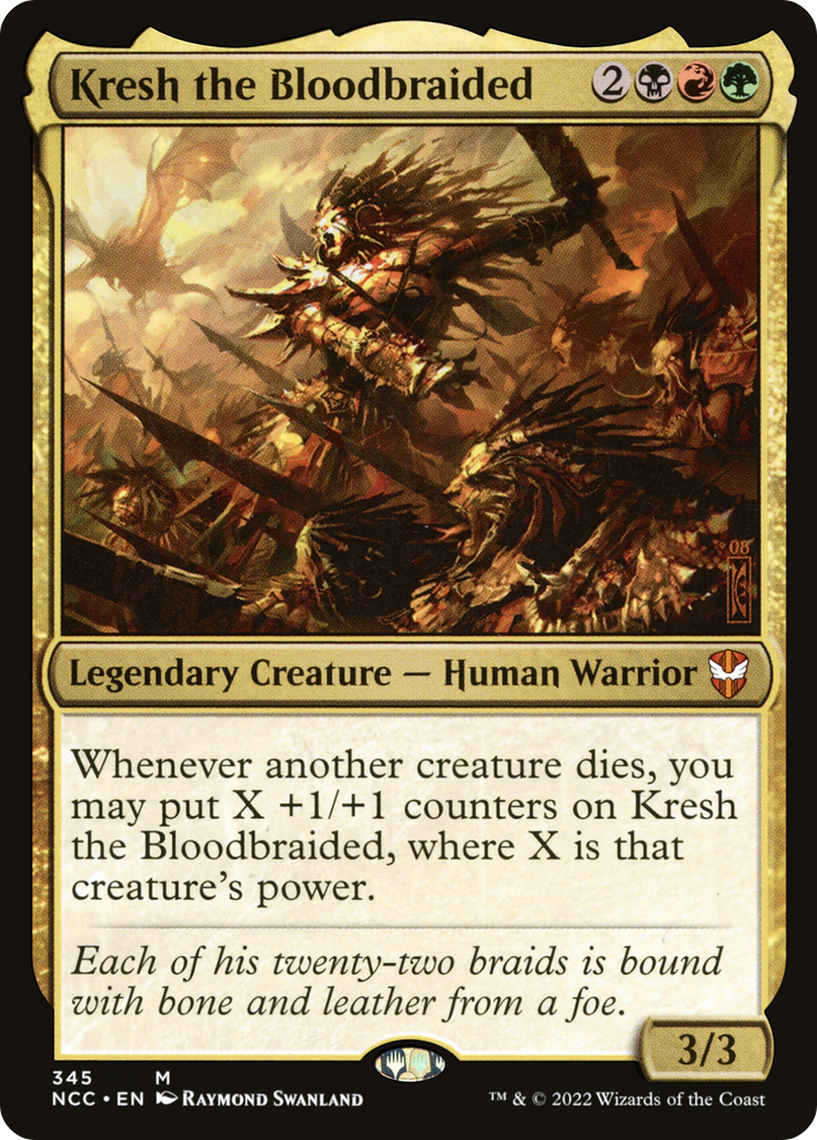 Image of Kresh the Bloodbraided [Streets of New Capenna Commander]