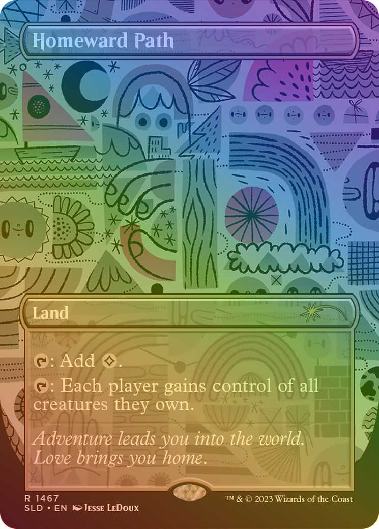 Image of Homeward Path (Rainbow Foil) [Secret Lair Drop Series]