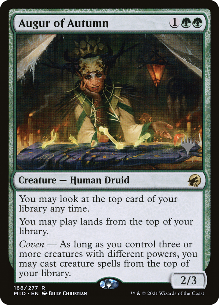 Image of Augur of Autumn (Promo Pack) [Innistrad: Midnight Hunt Promos]