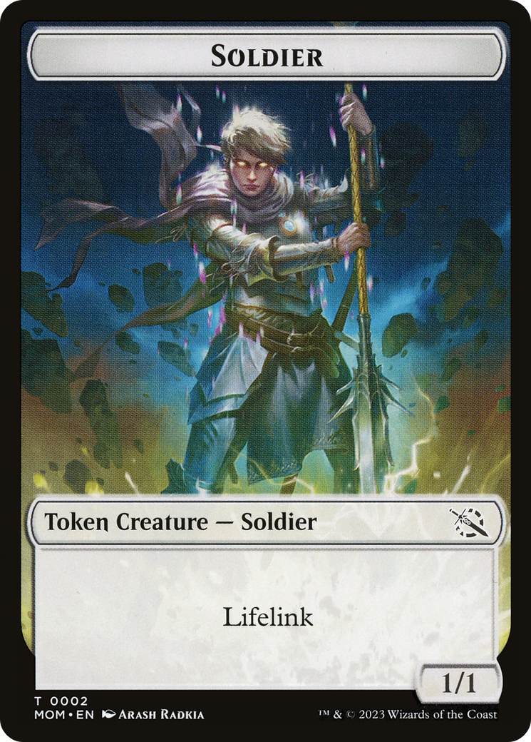 Image of Soldier // Kraken Double-Sided Token [March of the Machine Tokens]