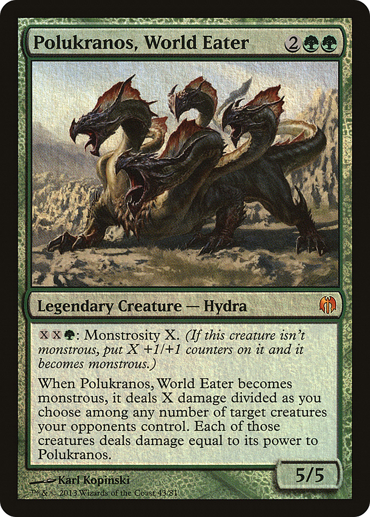 Image of Polukranos, World Eater [Duel Decks: Heroes vs. Monsters]