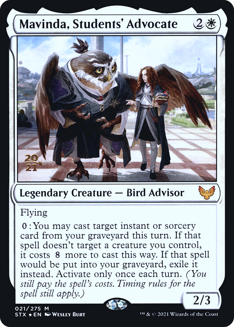 Image of Mavinda, Students' Advocate [Strixhaven: School of Mages Prerelease Promos]