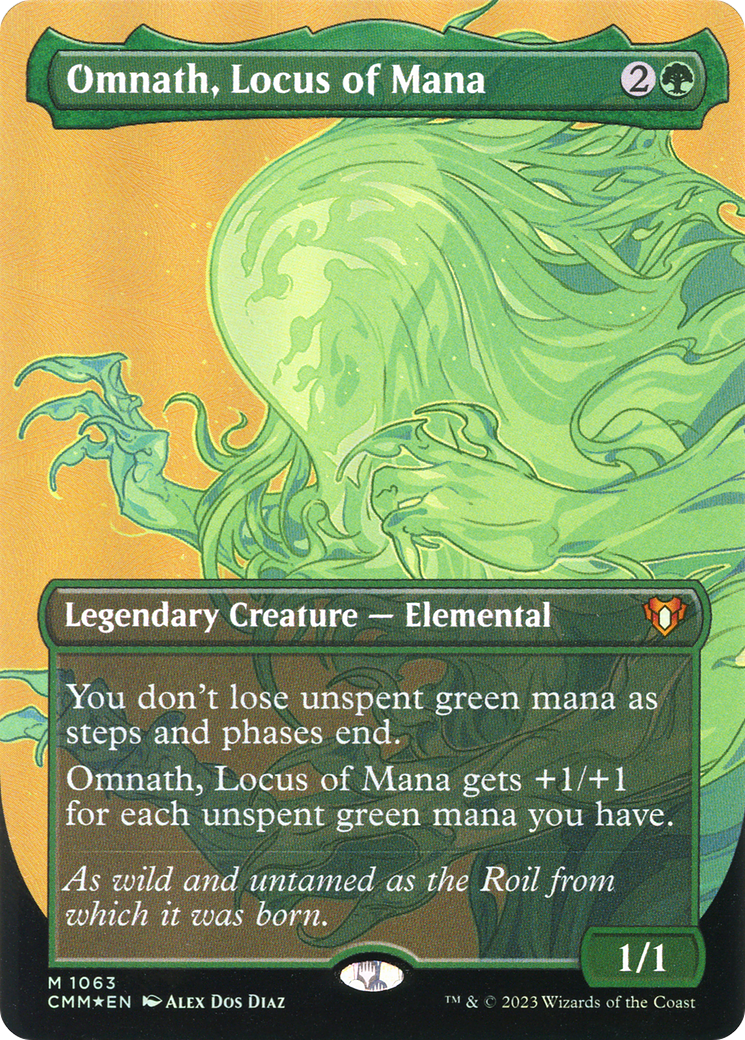 Image of Omnath, Locus of Mana (Borderless Textured Foil Frame Break) [Commander Masters]