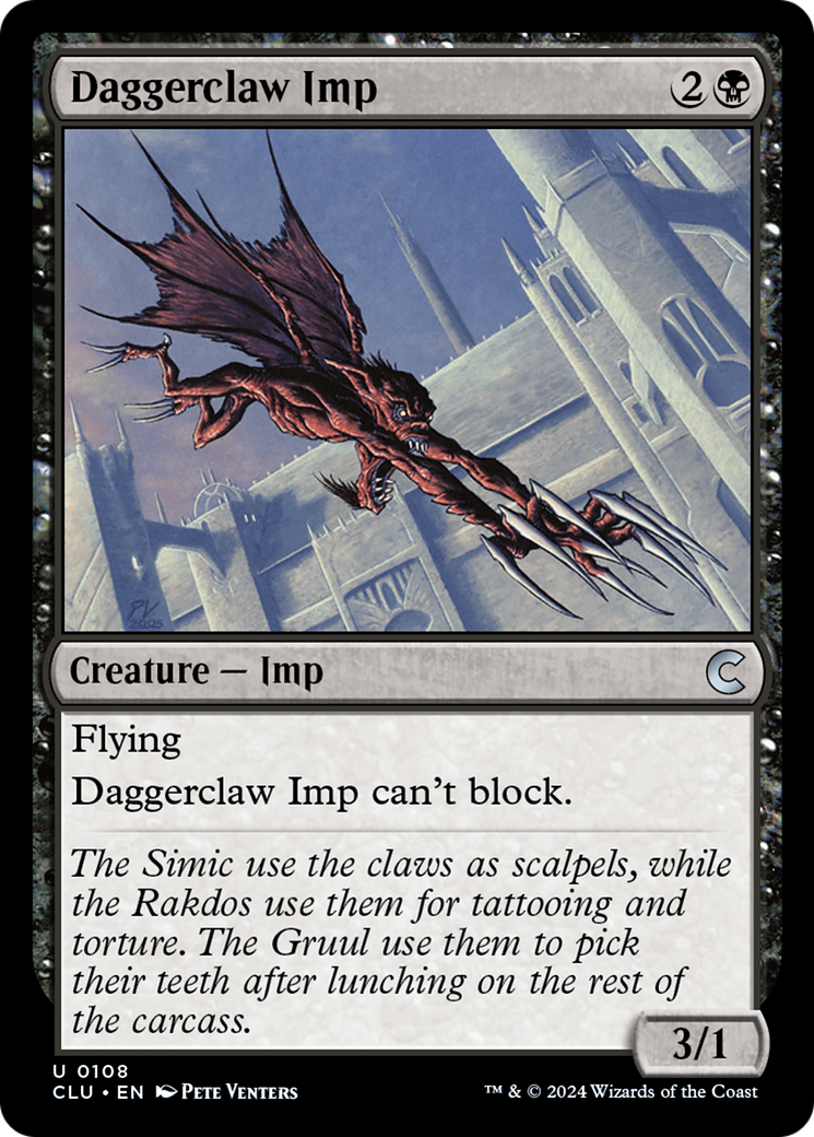 Image of Daggerclaw Imp [Ravnica: Clue Edition]