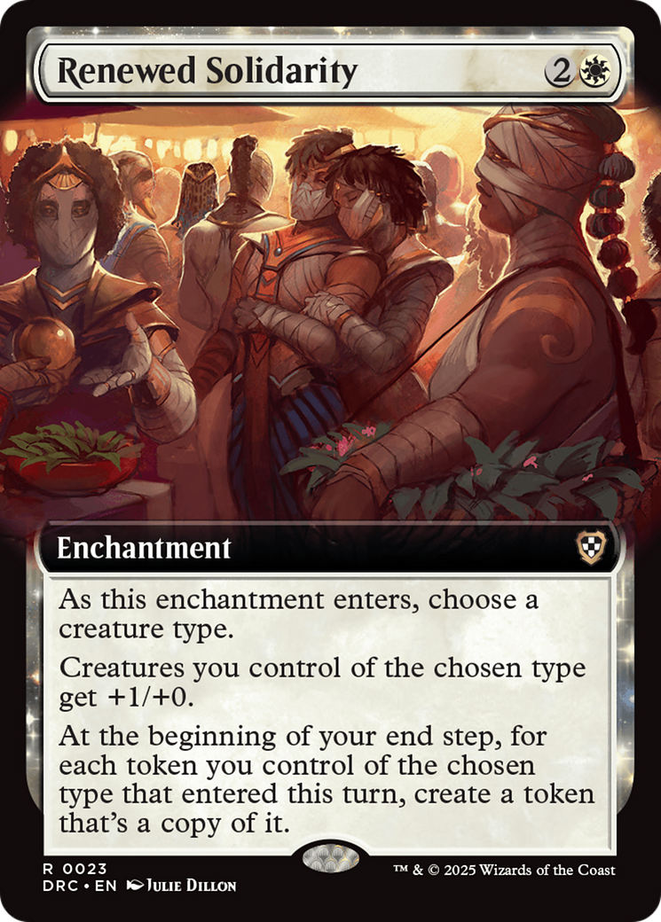 Image of Renewed Solidarity (Extended Art) [Aetherdrift Commander]