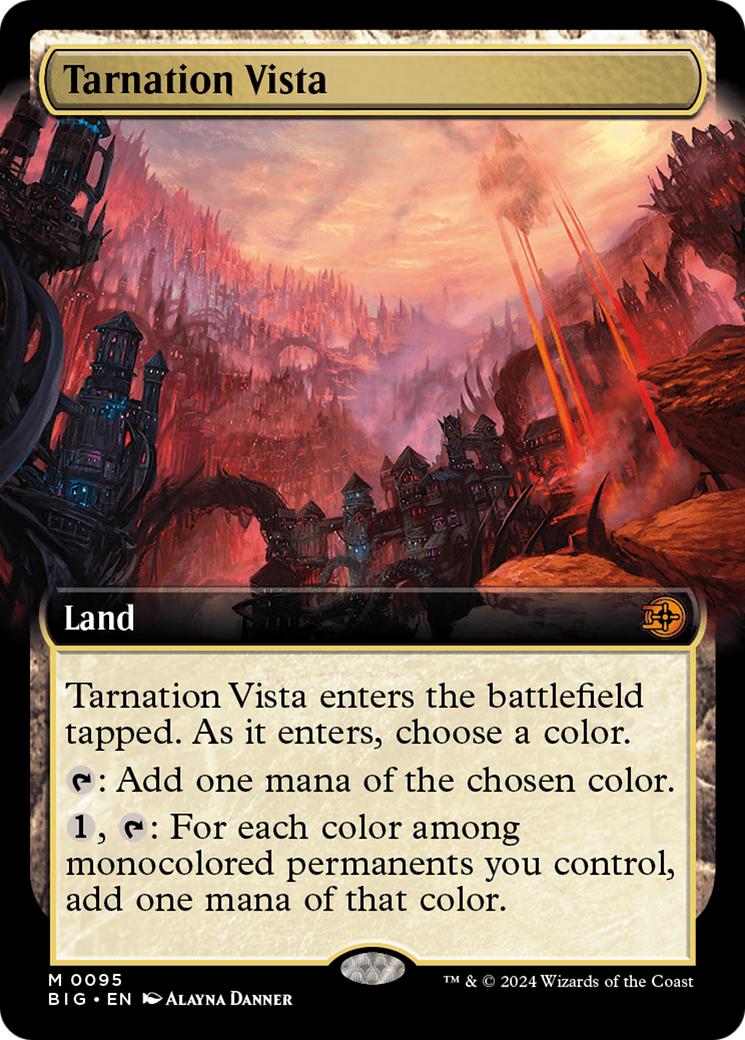 Image of Tarnation Vista (Extended Art) [Outlaws of Thunder Junction: The Big Score]