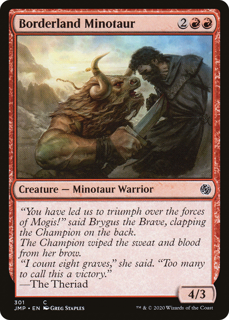 Image of Borderland Minotaur [Jumpstart]