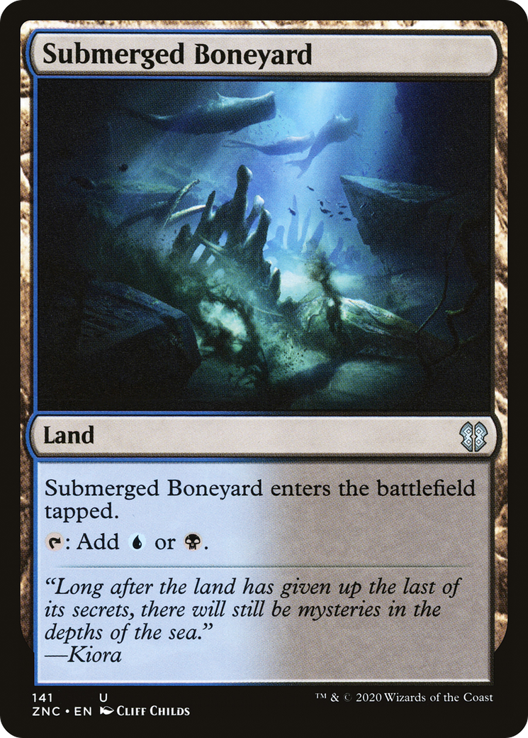 Image of Submerged Boneyard [Zendikar Rising Commander]