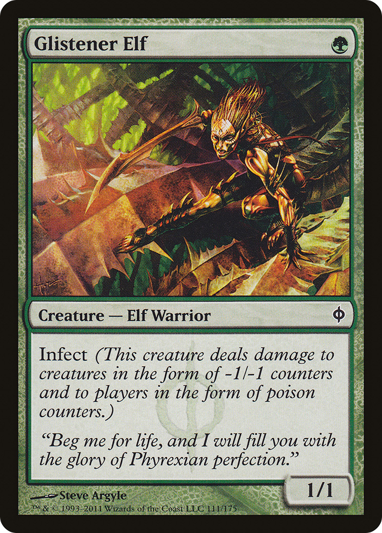 Image of Glistener Elf [New Phyrexia]
