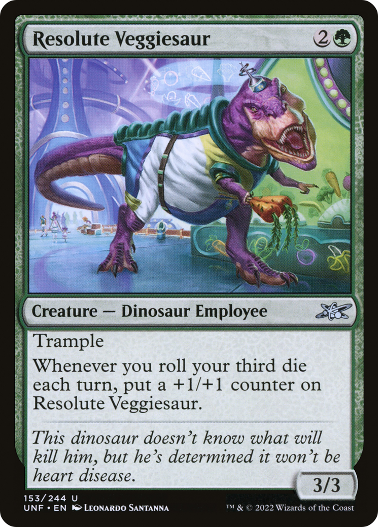Image of Resolute Veggiesaur [Unfinity]