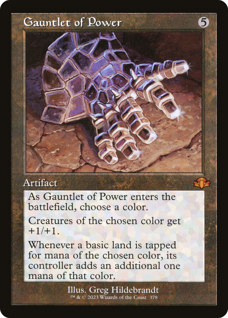 Image of Gauntlet of Power (Retro) [Dominaria Remastered]