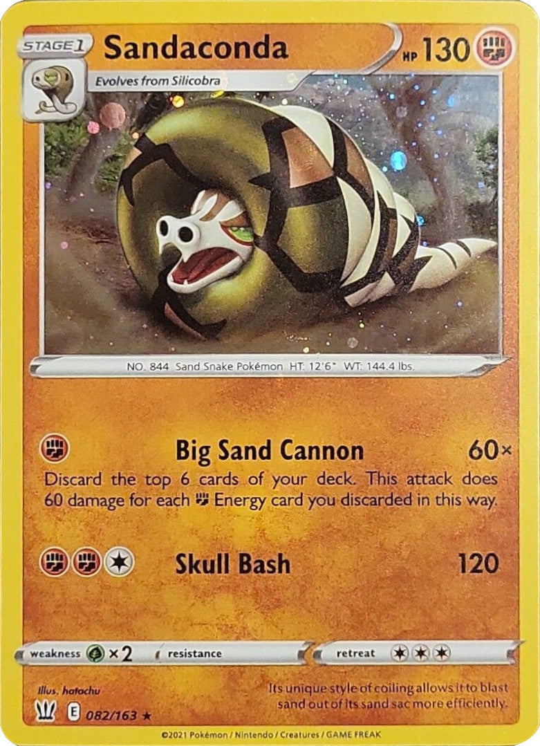 Image of Sandaconda (082/163) (Cosmos Holo) [Sword & Shield: Battle Styles]