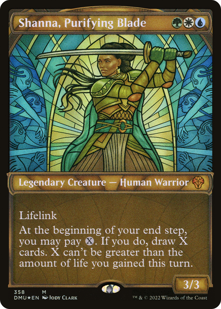 Image of Shanna, Purifying Blade (Showcase Textured) [Dominaria United]